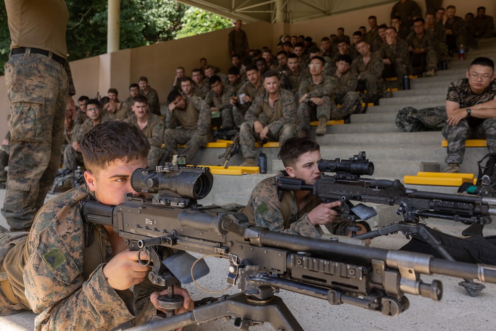 3d LAR Show and Tell with ROK Marines, M240B Live-Fire Training During KMEP 25.2