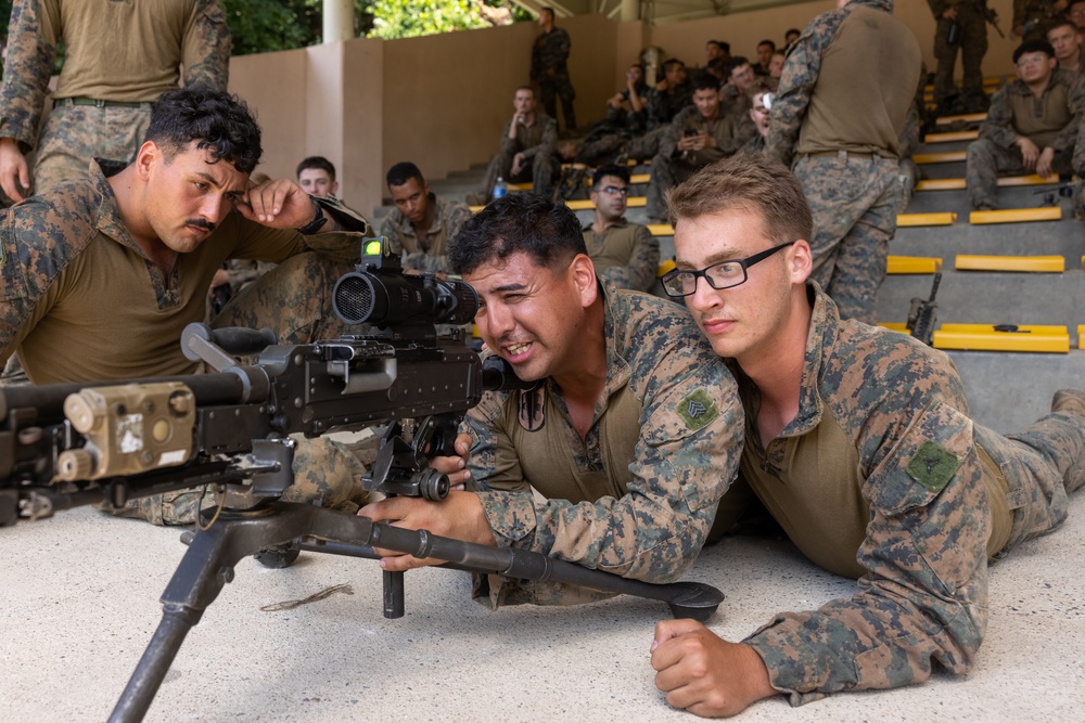 3d LAR Show and Tell with ROK Marines, M240B Live-Fire Training During KMEP 25.2