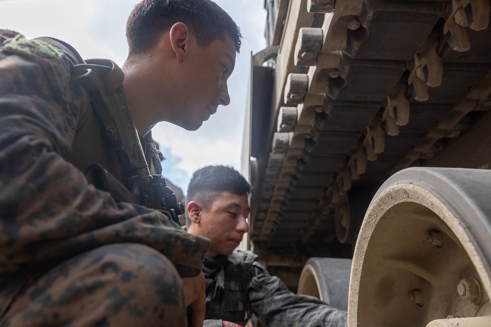 3d LAR Show and Tell with ROK Marines, M240B Live-Fire Training During KMEP 25.2