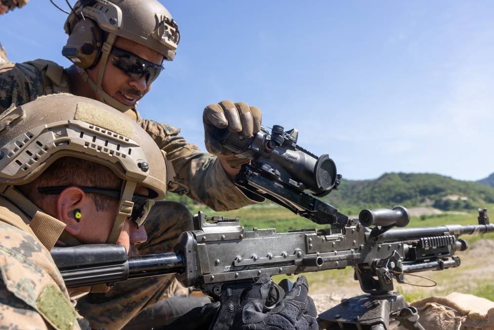 3d LAR Show and Tell with ROK Marines, M240B Live-Fire Training During KMEP 25.2