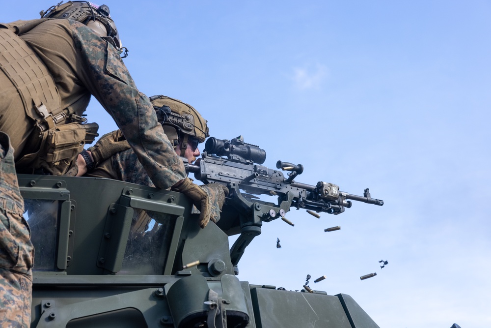 3d LAR Show and Tell with ROK Marines, M240B Live-Fire Training During KMEP 25.2