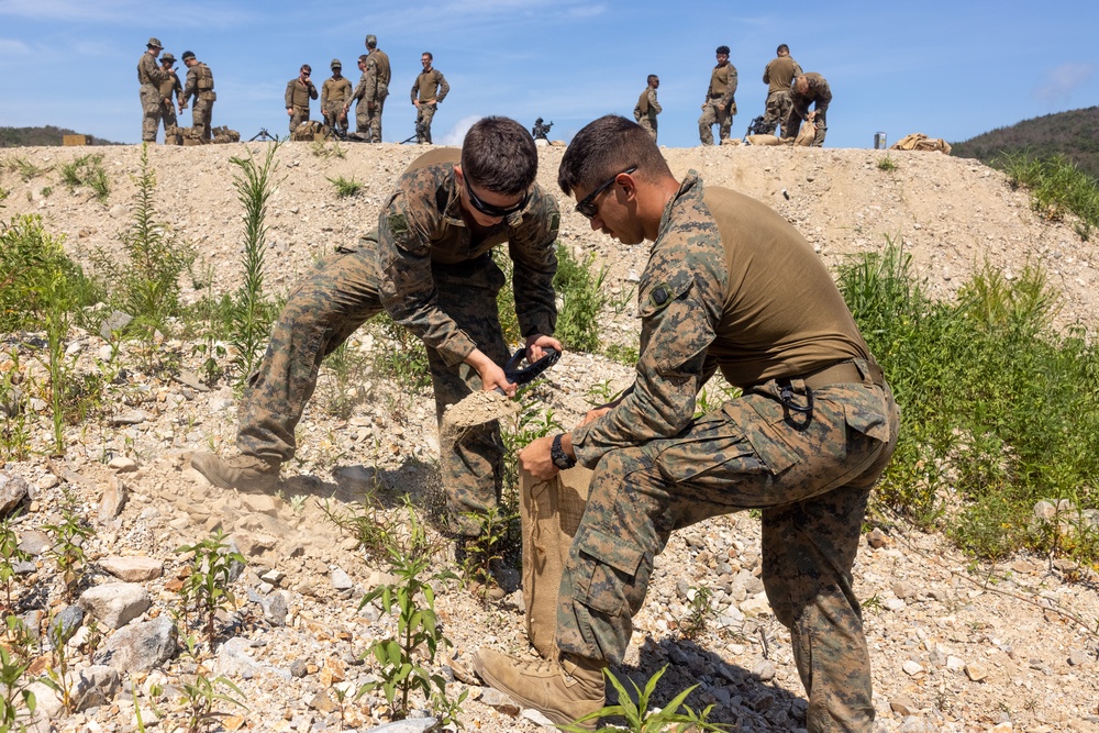 3d LAR Show and Tell with ROK Marines, M240B Live-Fire Training During KMEP 25.2