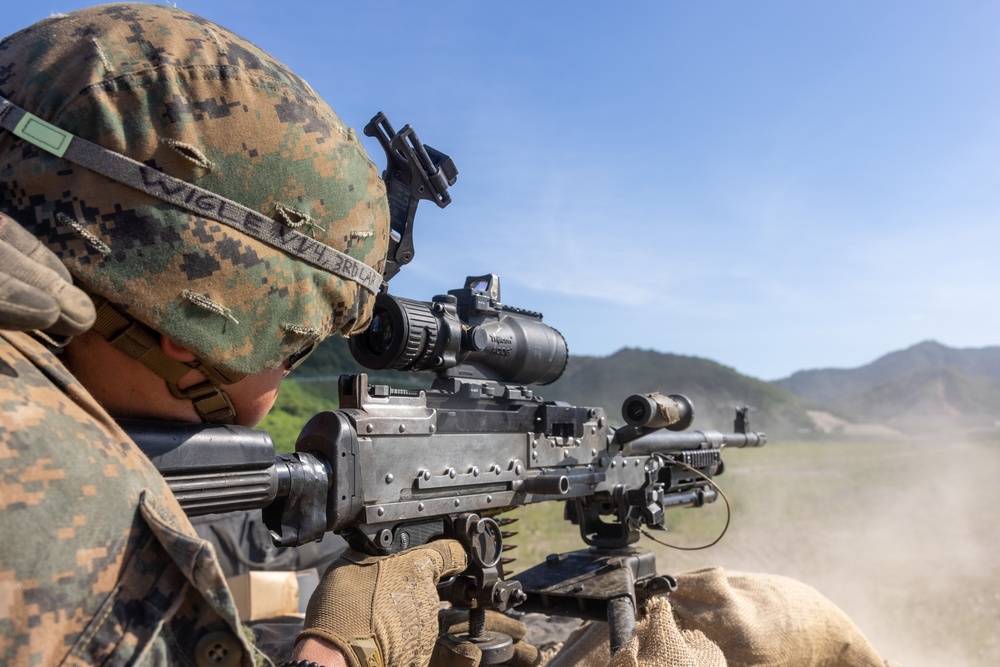 3d LAR Show and Tell with ROK Marines, M240B Live-Fire Training During KMEP 25.2