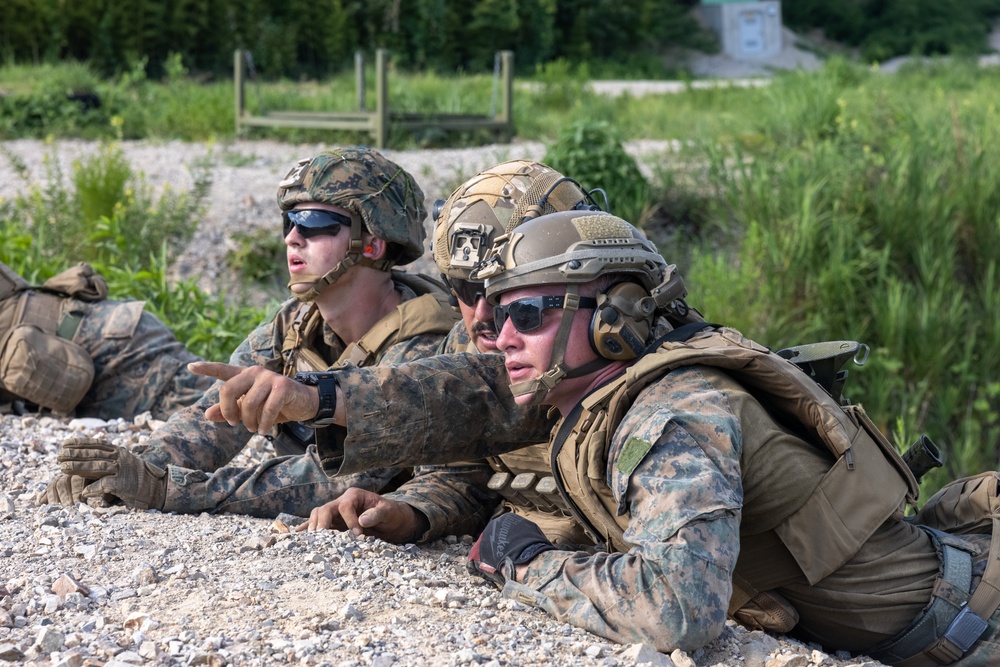 3d LAR Show and Tell with ROK Marines, M240B Live-Fire Training During KMEP 25.2
