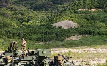 3d LAR Show and Tell with ROK Marines, M240B Live-Fire Training During KMEP 25.2