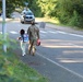 Soldiers walk their kids to school the first school day of 2025