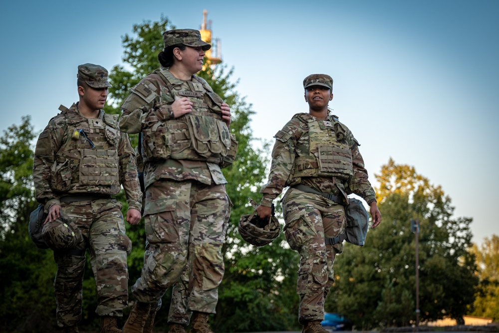 Defendimus soldiers conduct an Emergency Deployment Readiness Exercise at Sembach Kaserne