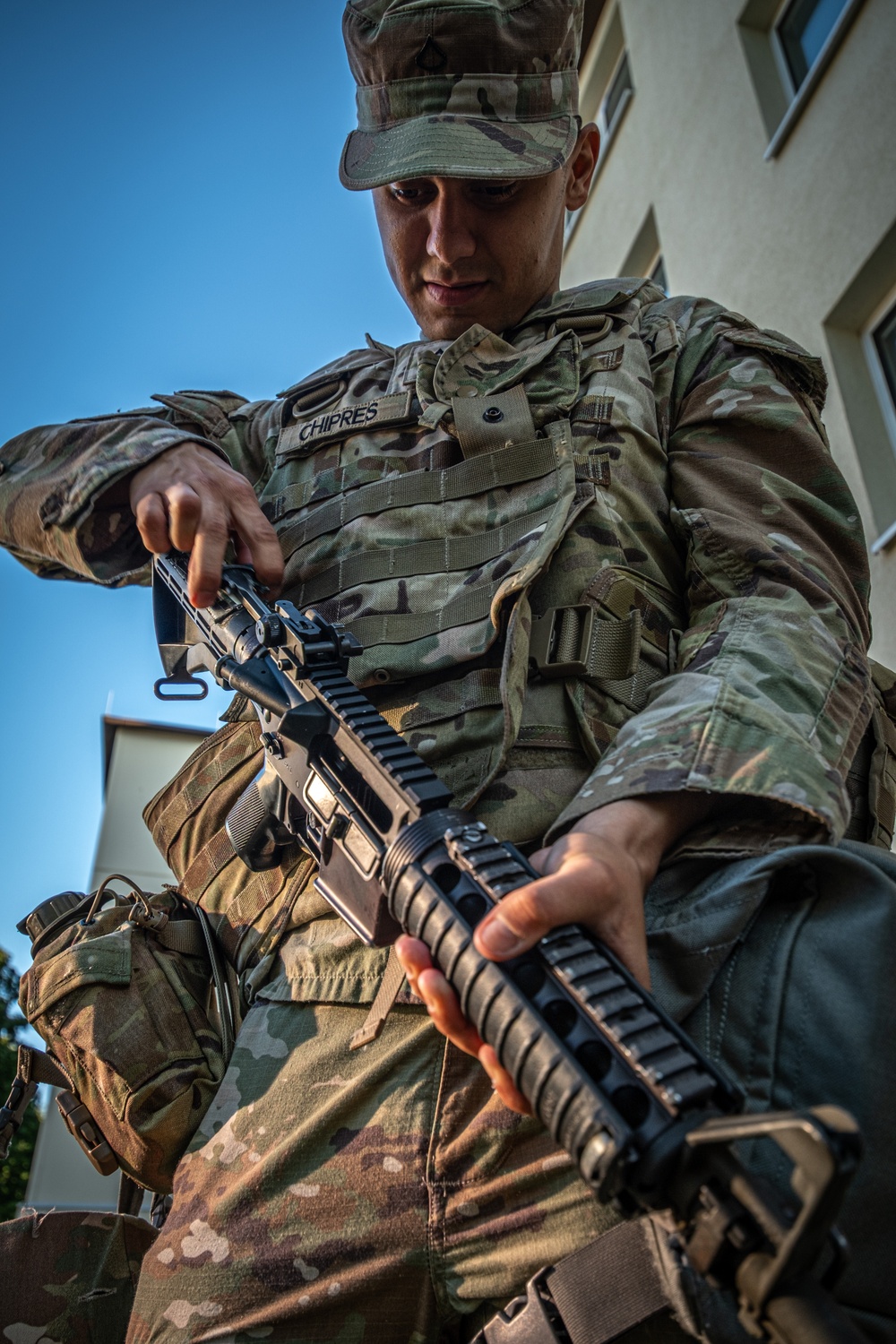 Defendimus soldiers conduct an Emergency Deployment Readiness Exercise at Sembach Kaserne