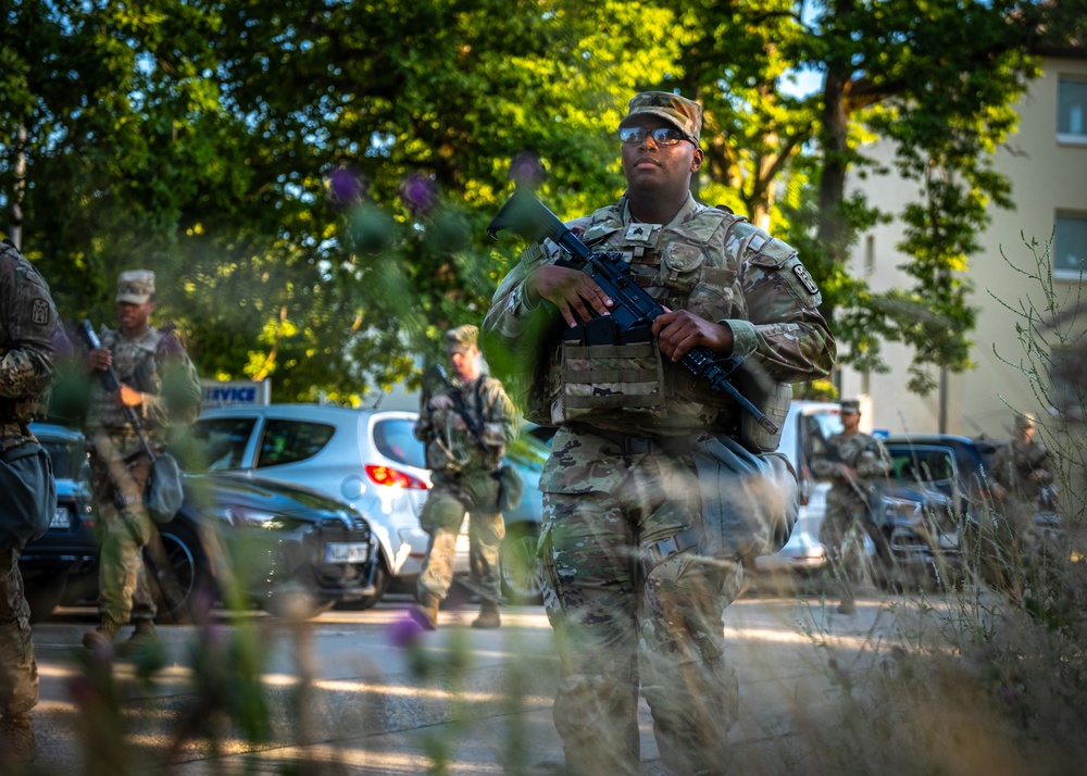Defendimus soldiers conduct an Emergency Deployment Readiness Exercise at Sembach Kaserne