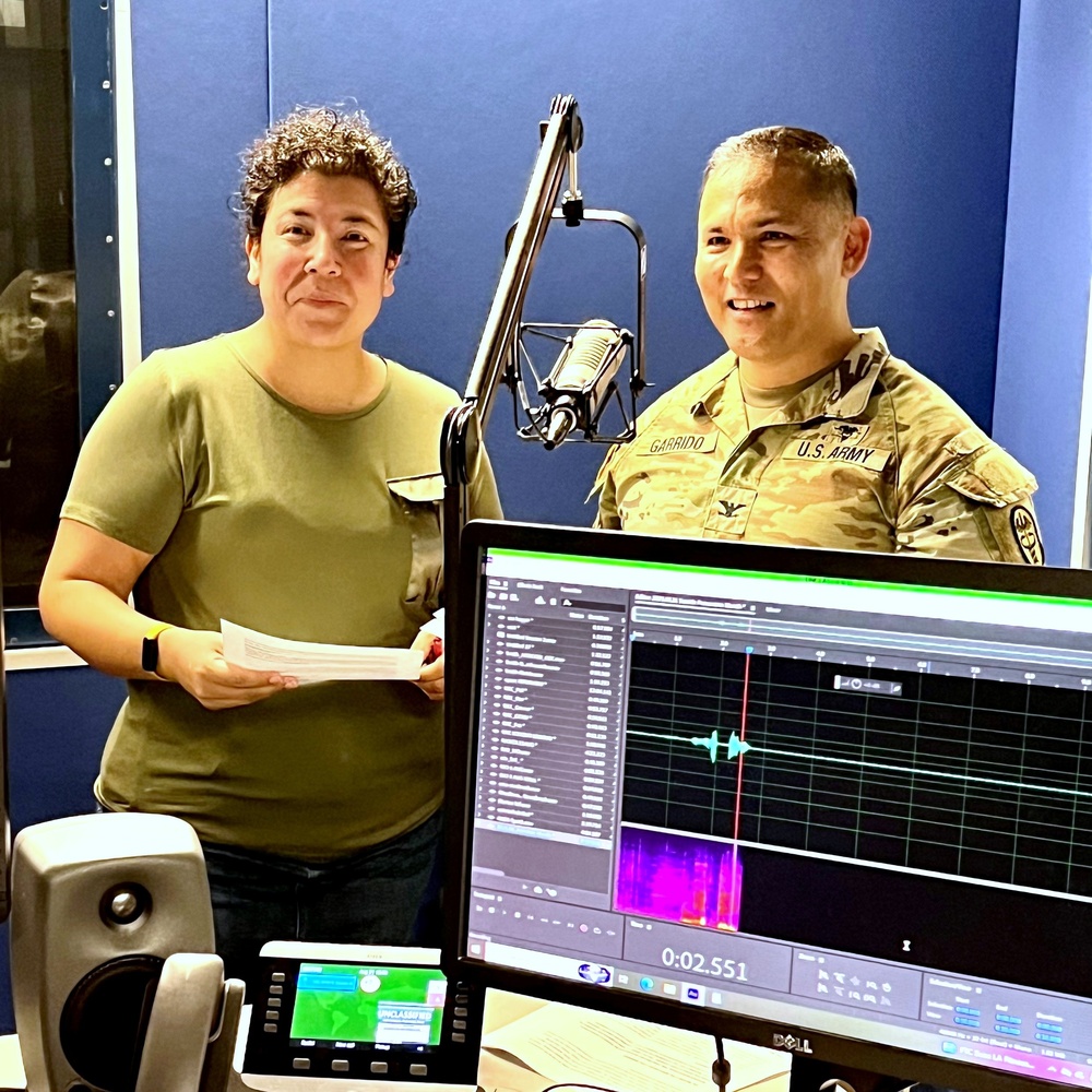 Behavioral health experts conduct interview with American Forces Network to discuss suicide prevention