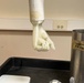 A 3D hand model simulating a human fist, created by PTC engineer Edward Dalton at DLA Troop Support in Philadelphia.