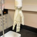 Glove testing made easier. The PTC lab utilizes this 3D open hand model to ensure optimal fit and performance