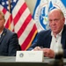 Commissioner Rodney S. Scott address attendees of the U.S. Border Patrol Chiefs Conference