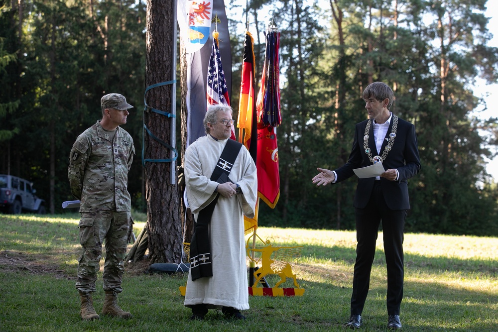 Memorial Service Held in Pegnitz for Fallen Soldiers