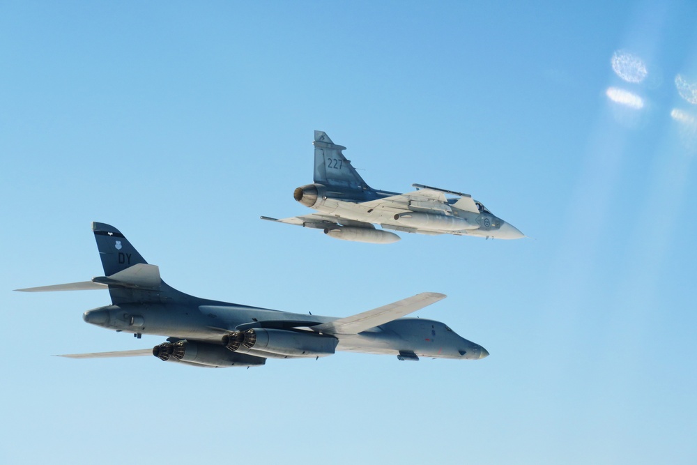 U.S., Allied aircraft fly together over Riga, Latvia – demonstrate readiness and unity