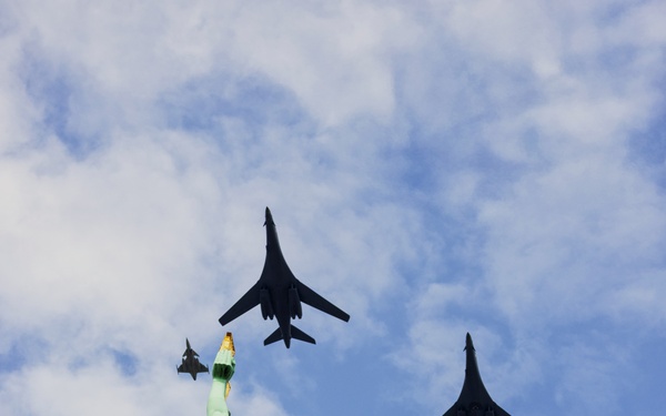 U.S., Allied aircraft fly together over Riga, Latvia – demonstrate readiness and unity