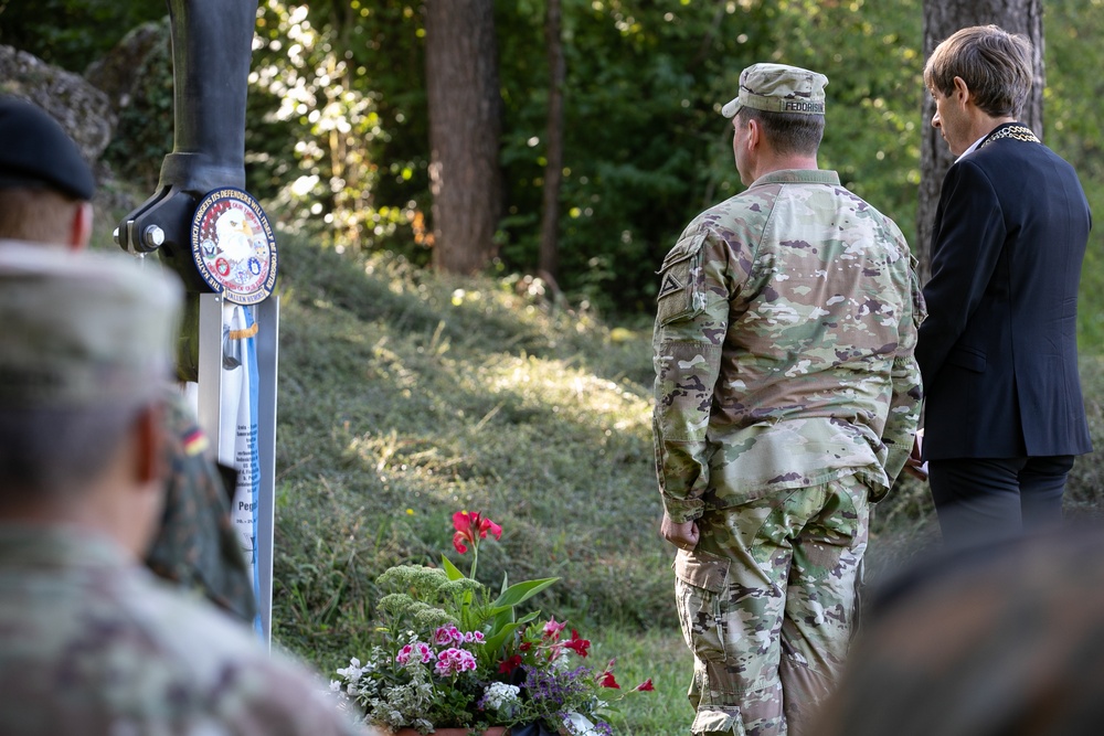 Memorial Service Held in Pegnitz for Fallen Soldiers