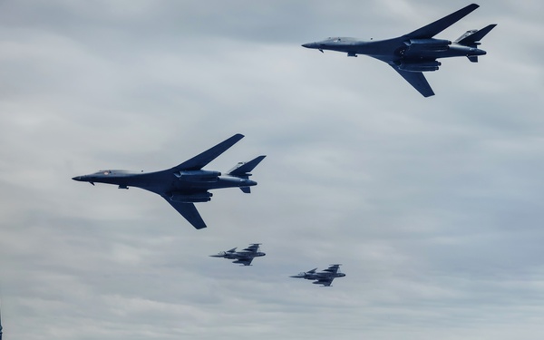 U.S., Allied aircraft fly together over Riga, Latvia – demonstrate readiness and unity