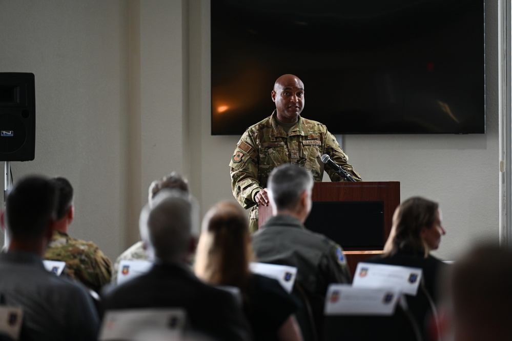 350th Spectrum Warfare Wing inaugural Civilian Crow College graduation