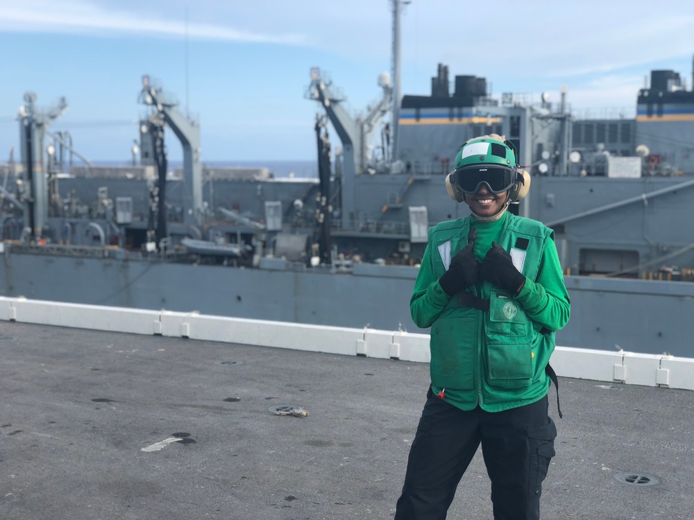 Navy Reservist achieves dream of becoming an NFL cheerleader