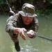 U.S. Marines and Panamanians conduct river crossing