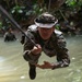 U.S. Marines and Panamanians conduct river crossing
