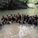 U.S. Marines and Panamanians conduct river crossing
