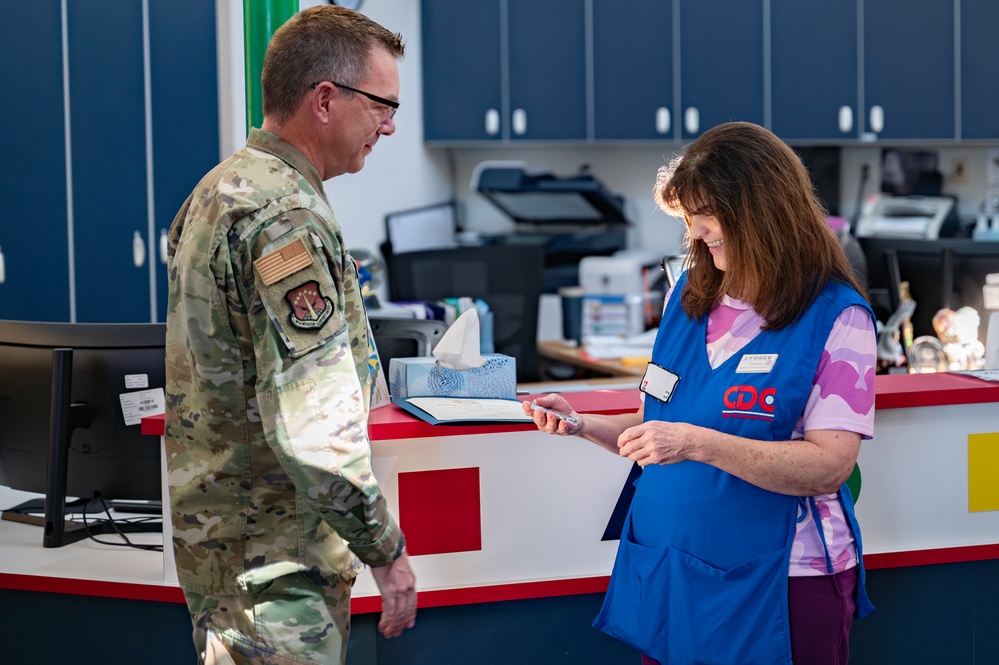 Deborah Whites 40th anniversary working at the child development center at F.E. Warren Air Force Base