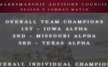Marksmanship Advisory Council (MAC) Region 5 Competition