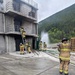 Soldier Firefighters Fight the Blaze