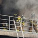 Soldier Firefighters Fight the Blaze