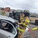 Firefighters Practice Car Rescues