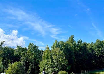 Chief Master Sergeant rides into retirement with a purpose