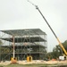 Structural steel framing, foundation work in full swing for $55.75 million Collective Training Officer Quarters Project at Fort McCoy as August continues