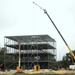 Structural steel framing, foundation work in full swing for $55.75 million Collective Training Officer Quarters Project at Fort McCoy as August continues