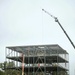 Structural steel framing, foundation work in full swing for $55.75 million Collective Training Officer Quarters Project at Fort McCoy as August continues