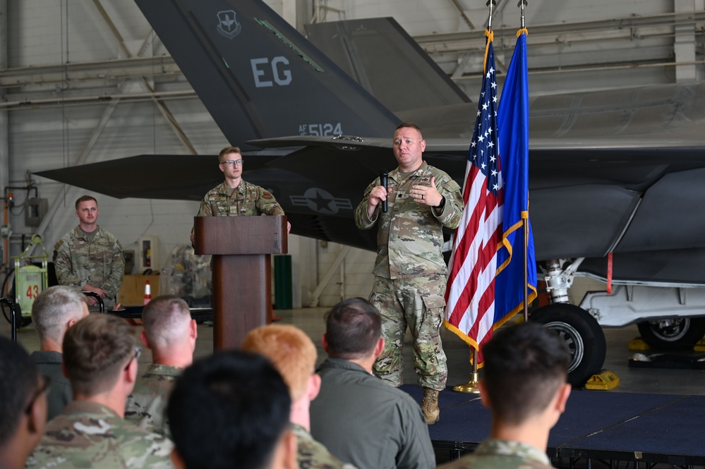 58th FS DCC Ceremony