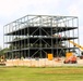 Structural steel framing, foundation work in full swing for $55.75 million Collective Training Officer Quarters Project at Fort McCoy as August continues