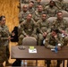 Army Leader Speaks during Brief