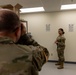 Soldier Conducts Eye Exam