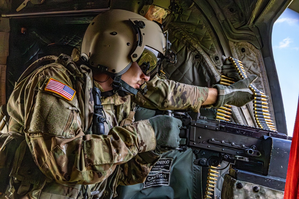 3-82 GSAB Aerial Gunnery, Helping Hand