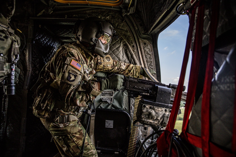 3-82 GSAB Aerial Gunnery, M240B
