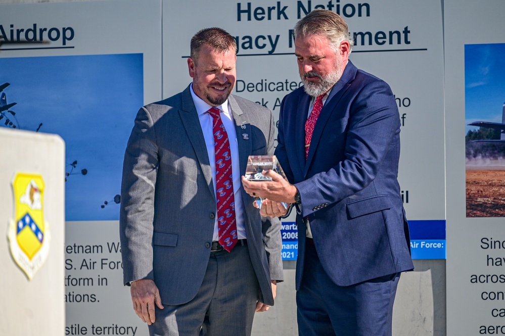 Minihan legacy cemented at Herk Nation Legacy Monument