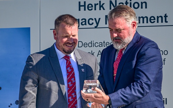 Minihan legacy cemented at Herk Nation Legacy Monument