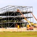 Structural steel framing, foundation work in full swing for $55.75 million Collective Training Officer Quarters Project at Fort McCoy as August continues
