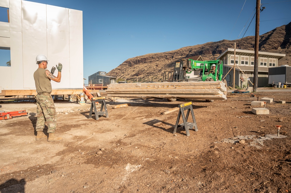 Airmen Drop Off Structure Walls