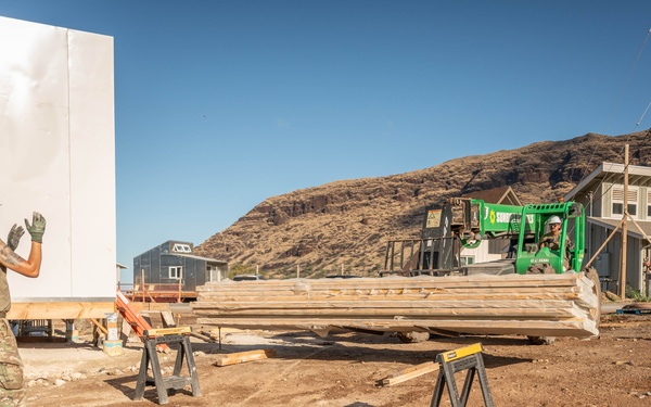 Airmen Drop Off Structure Walls