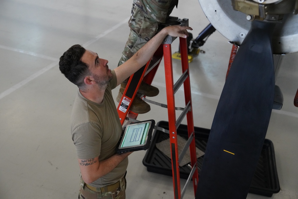 432nd AMXS maintenance professionals service MQ-9 Reaper