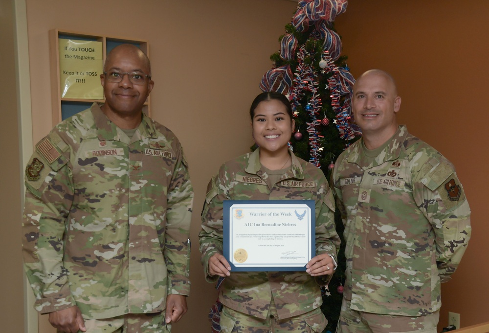 Warrior of the Week: A1C Ina Niebres