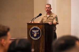Marine Sgt. Andrew Walch brings Christmas to barracks (Radio)